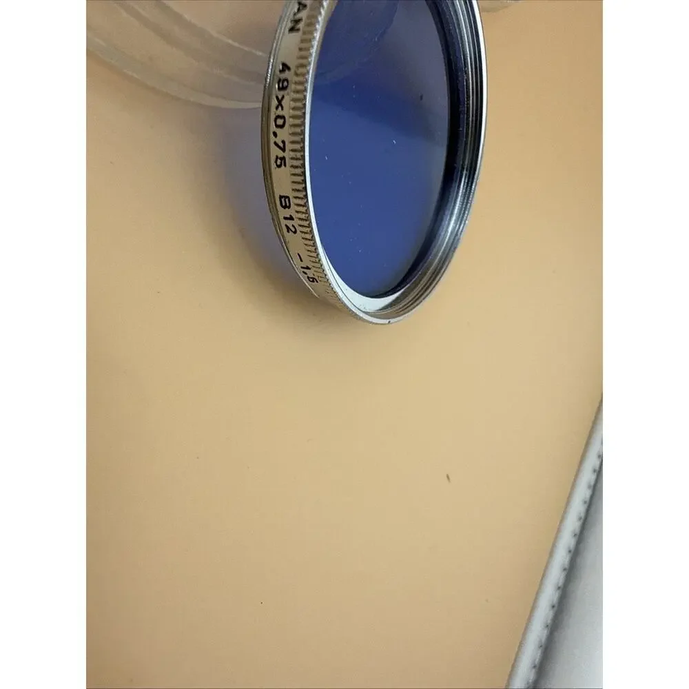 Heliopan 49mm 49x0.75 B12 Blue Filter